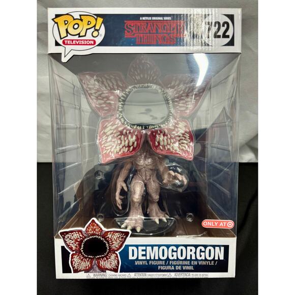 Funko Pop Television Stranger Things: Demogorgon #722, 10" Target Exclusive - Picture 1 of 11